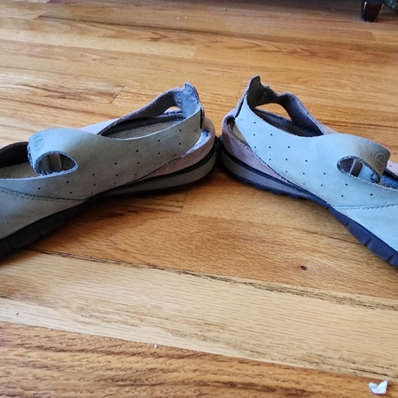 Timberland Smartwool Collab Maryjane Size 8.5 Leather Tan&green Outdoors Active - Picture 3 of 8